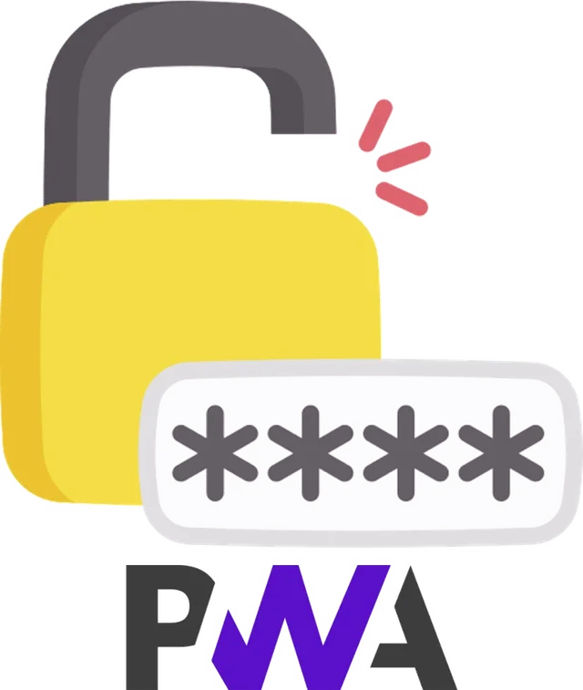 OTP passwordless login lock illustration for PWA Kit