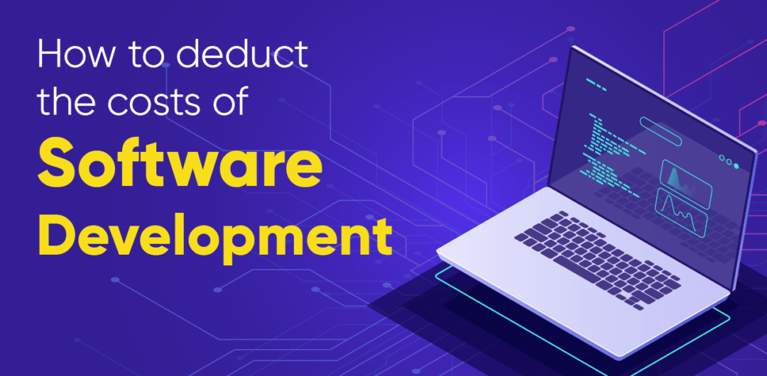 How to deduct the costs of software development